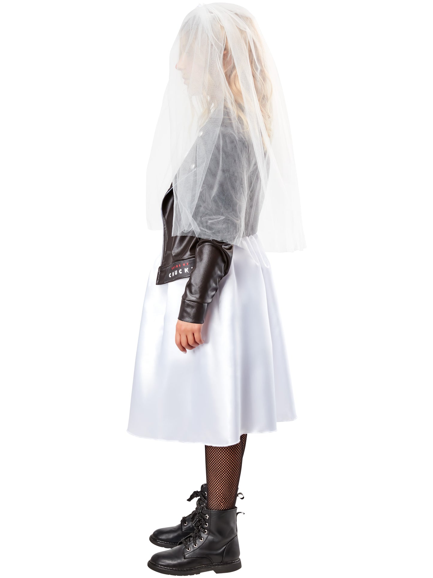 Bride of Chucky Tiffany Valentine Costume Dress for Girls 4