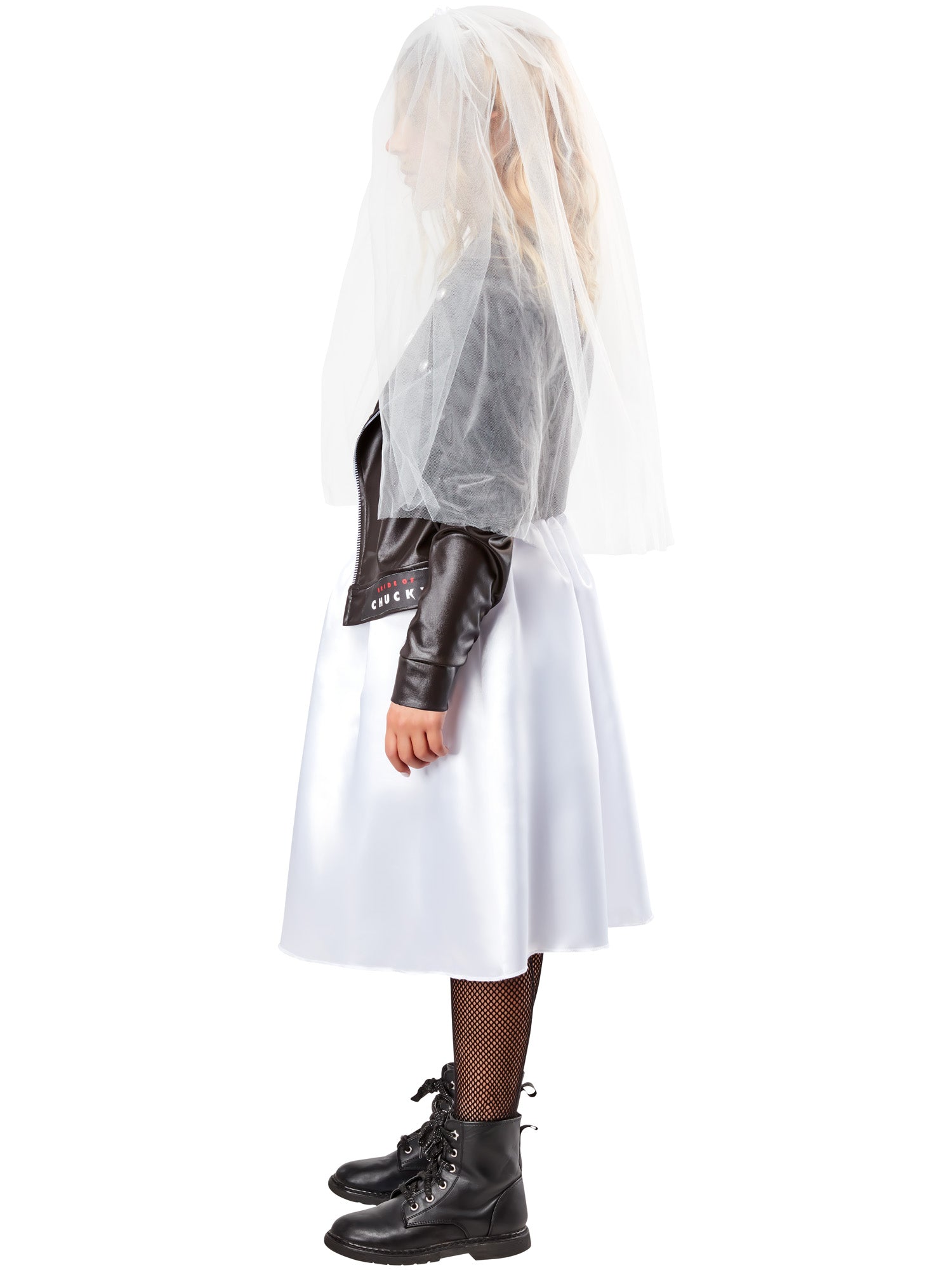 Bride of Chucky Tiffany Valentine Costume Dress for Girls 4