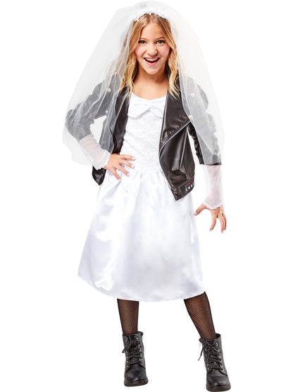 Bride of Chucky Tiffany Valentine Costume Dress for Girls 5