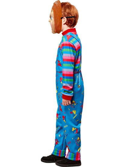 Childs Play 2 Chucky Costume Jumpsuit and Mask for Kids 4