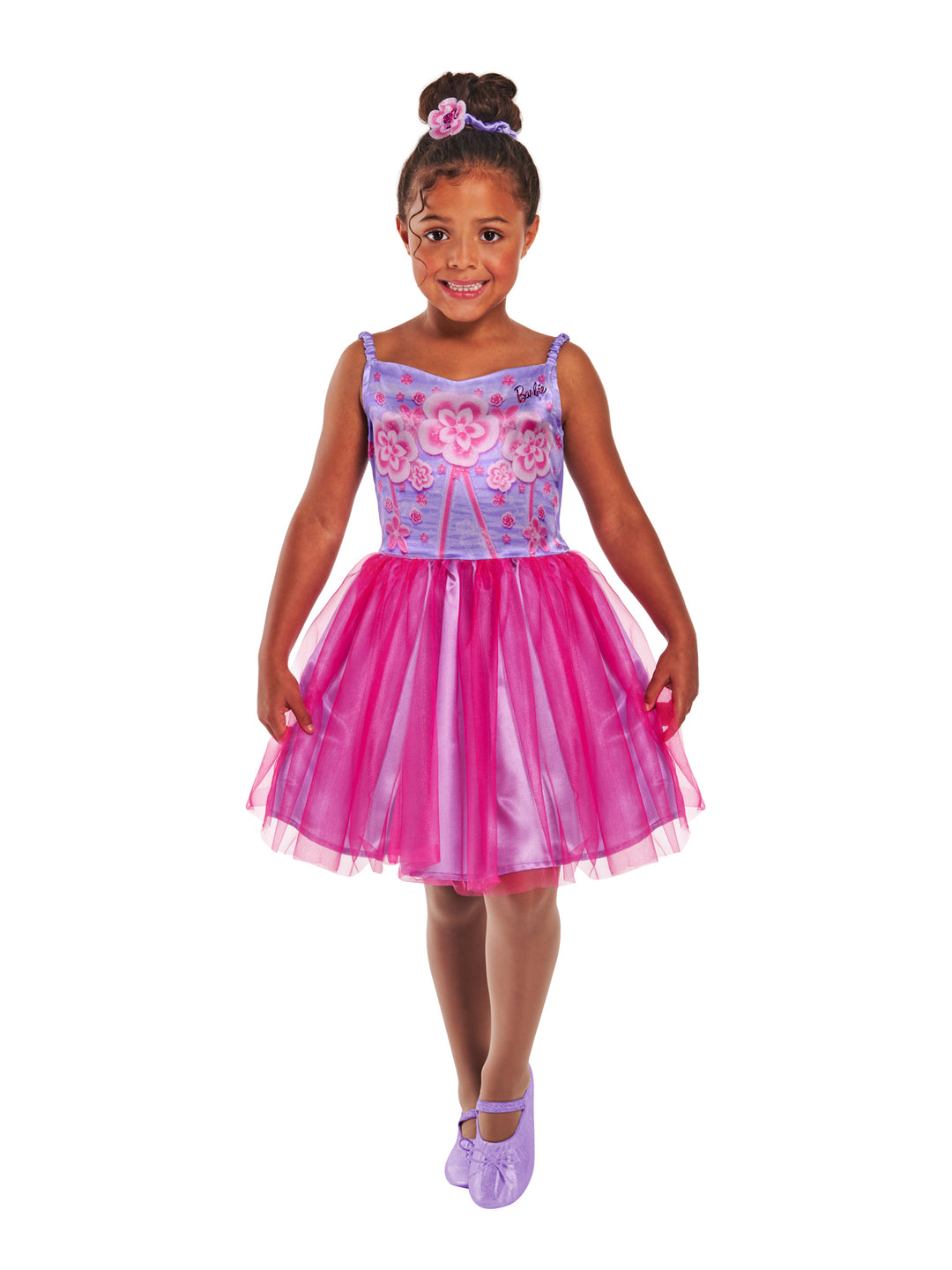 Kids Barbie Ballerina Costume Pink Dress