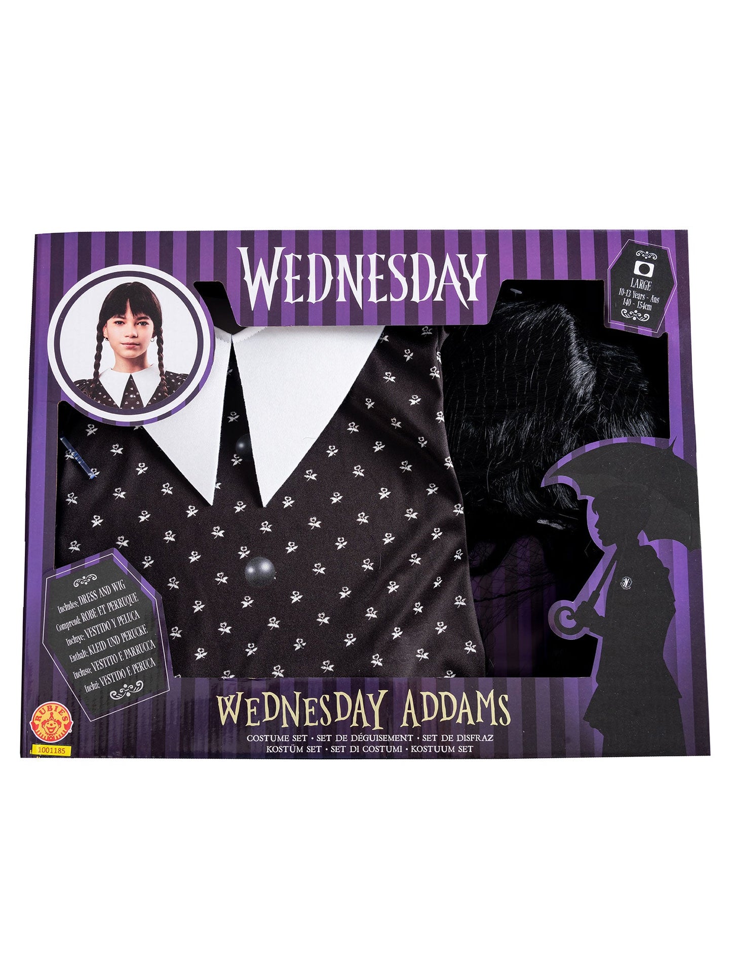 Wednesday Addams Costume Boxset 10-13 Years 4