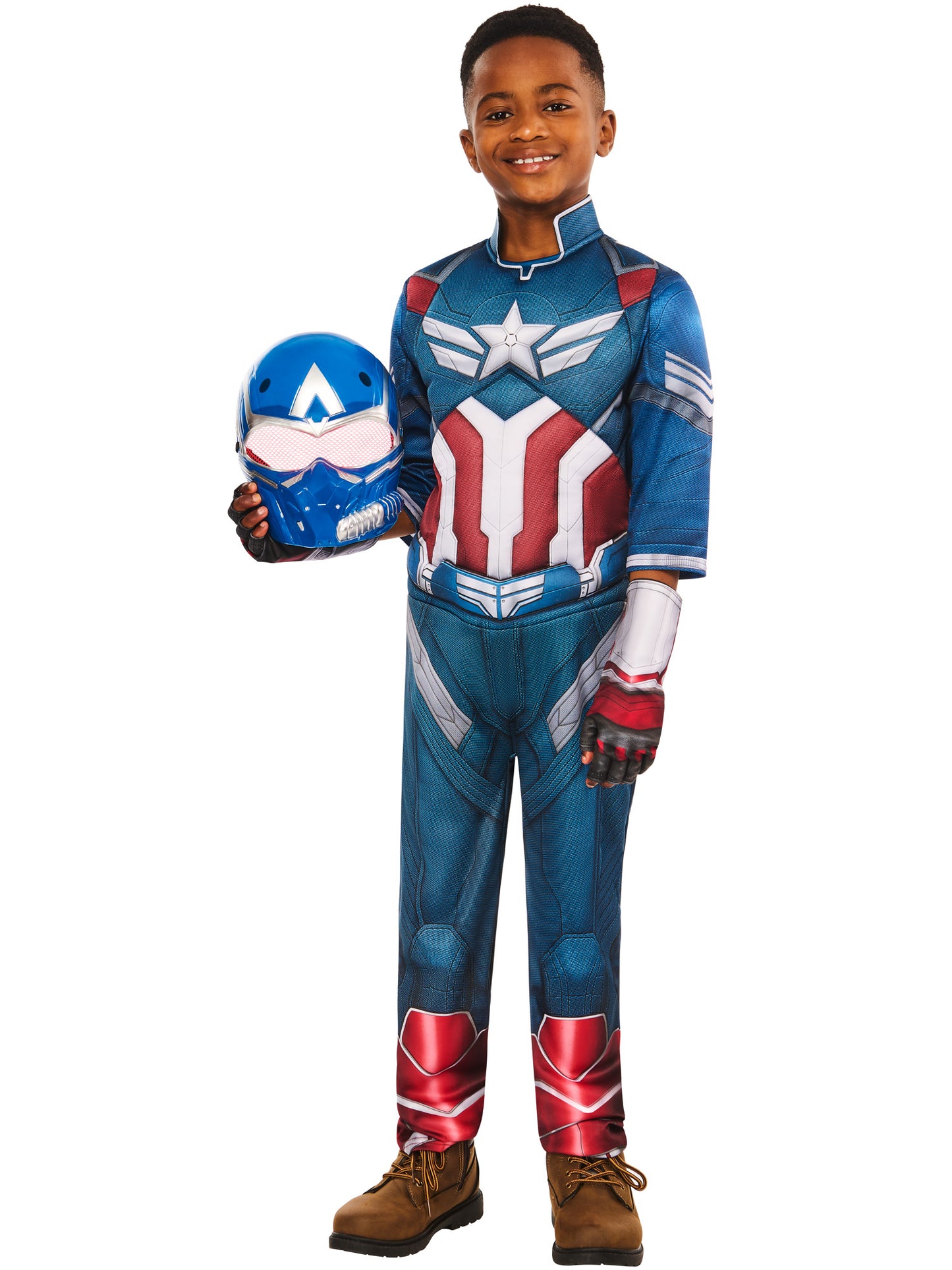 Captain America Child Deluxe Costume Brave New World Sam Wilson 4