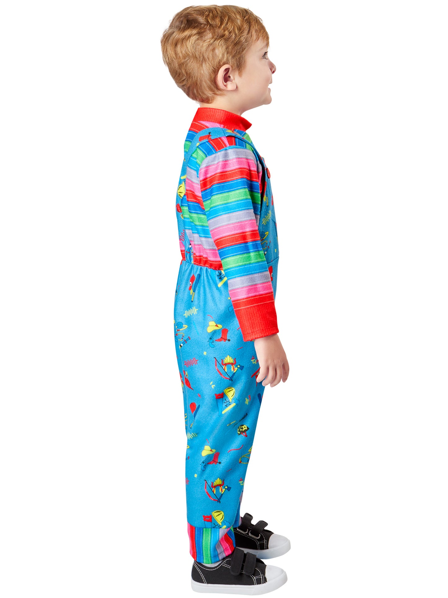 Chucky Toddler Costume Jumpsuit Foam Knife Prop Childsplay 3