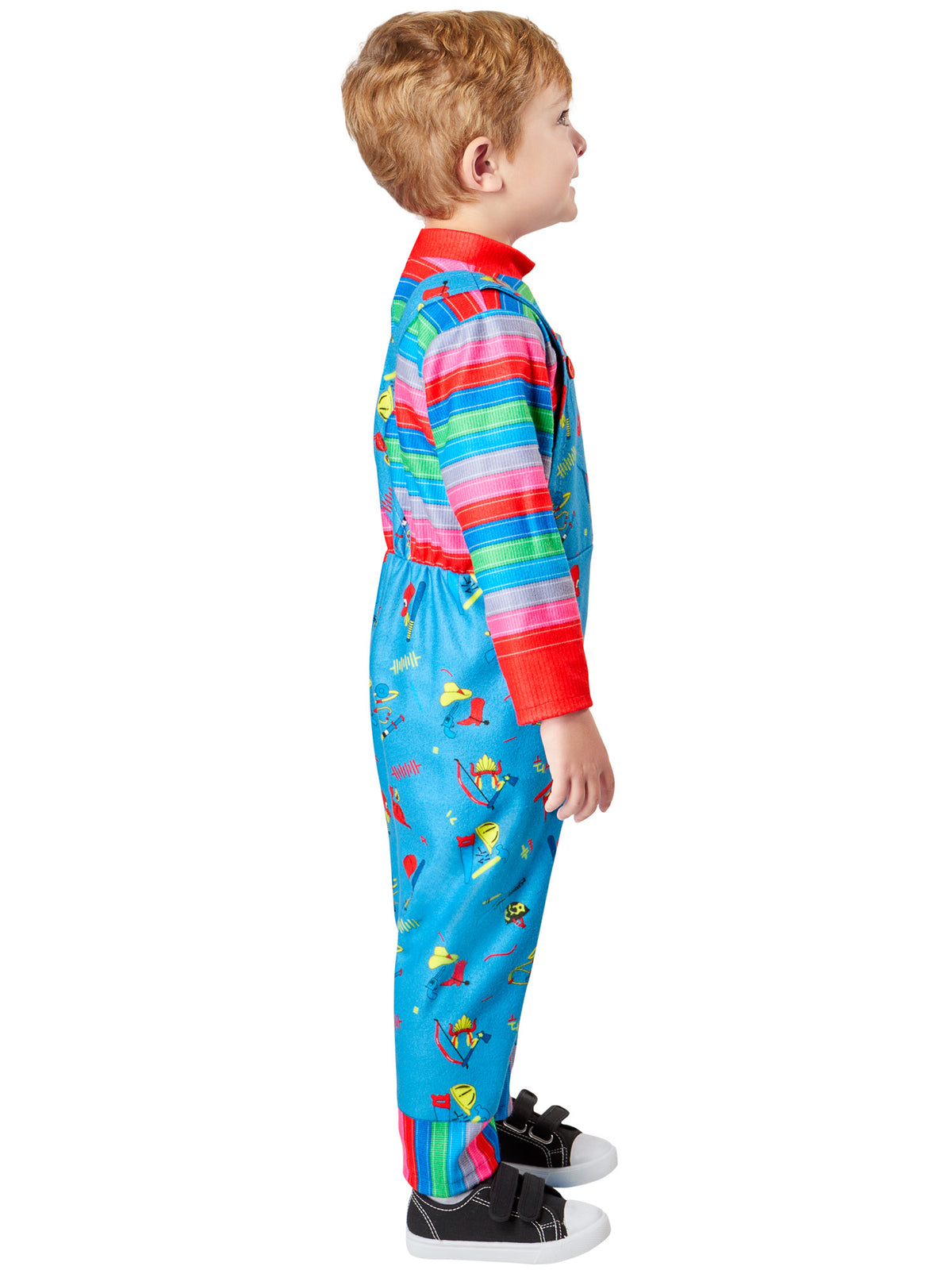 Chucky Toddler Costume Jumpsuit Foam Knife Prop Childsplay 3