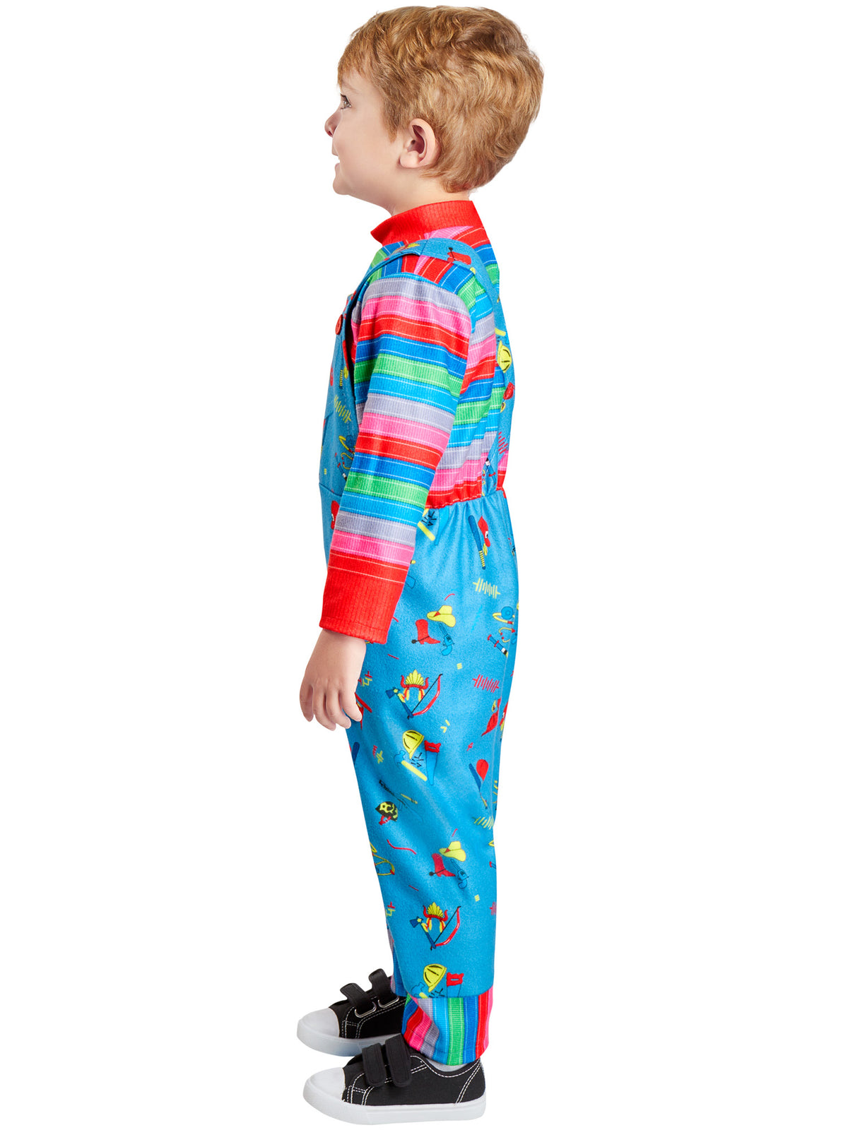Chucky Toddler Costume Jumpsuit Foam Knife Prop Childsplay 4