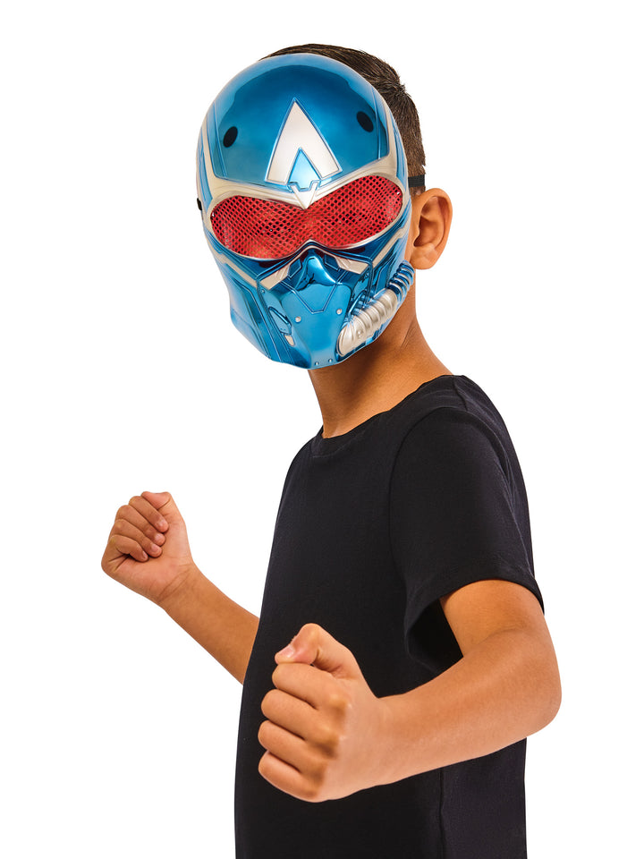 Captain America Child Mask Metallic Brave New World