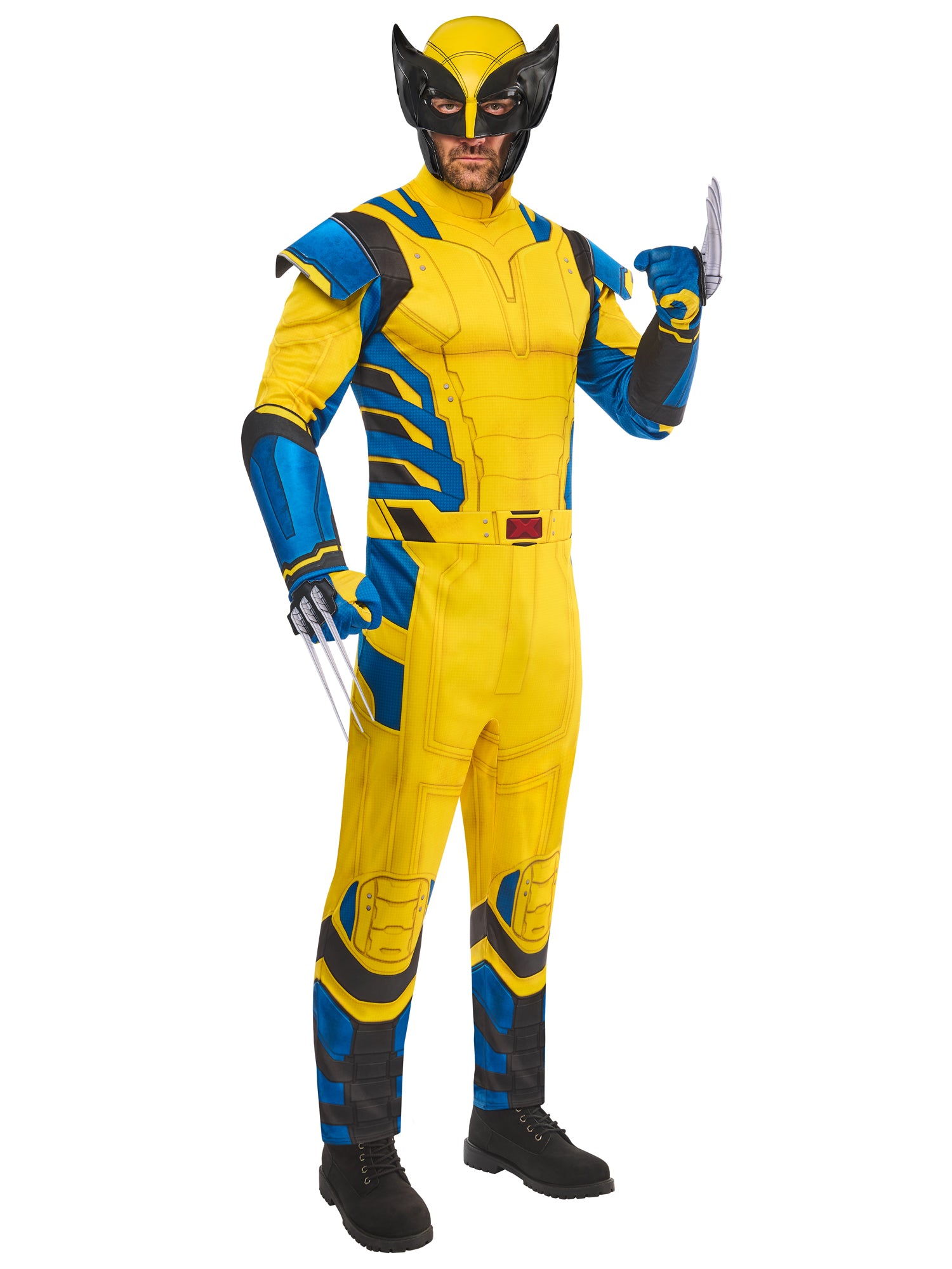 Wolverine Adult Costume Classic Comic Yellow Suit Deadpool Version 1