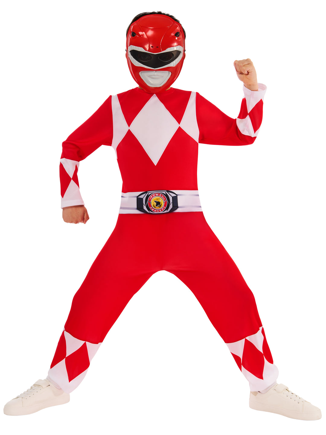 Kids Power Ranger Mighty Morphin Red Ranger Costume