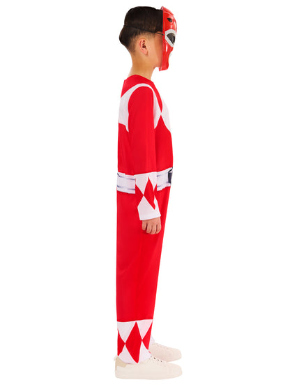 Kids Power Ranger Mighty Morphin Red Ranger Costume 4