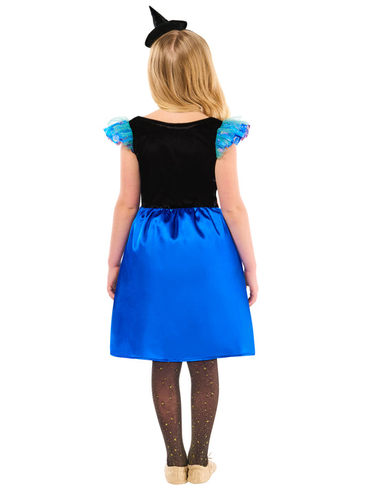 Cosmic Witch Costume Dress and Hat for Girls 2