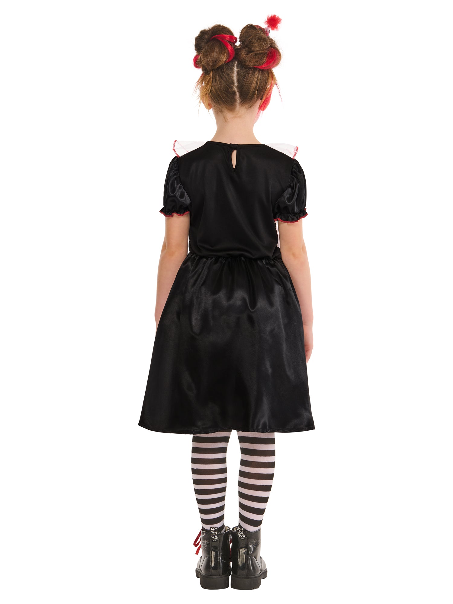 Monochrome Clown Dress for Girls 2