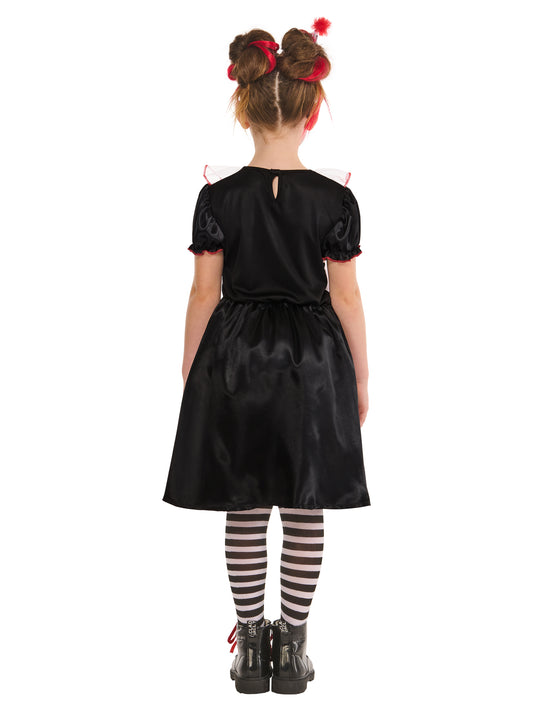 Monochrome Clown Dress for Girls 2