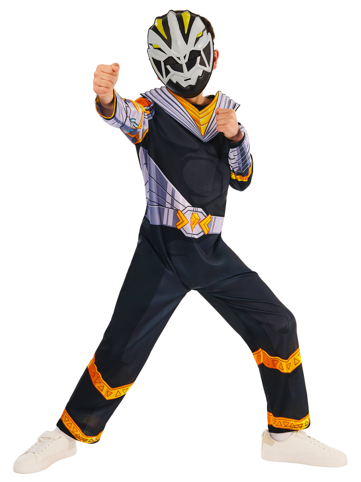 Power Ranger Cosmic Fury Black Ranger Costume for Kids 4