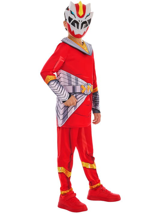 Cosmic Fury Red Power Ranger Kids Costume 2