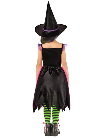 Bright-Night Witch Costume Dress for Girls 2