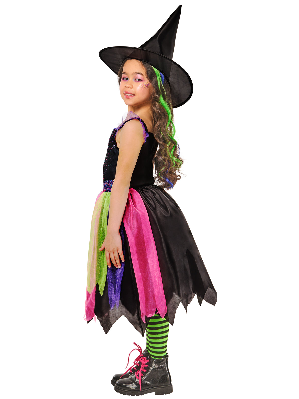 Bright-Night Witch Costume Dress for Girls 3