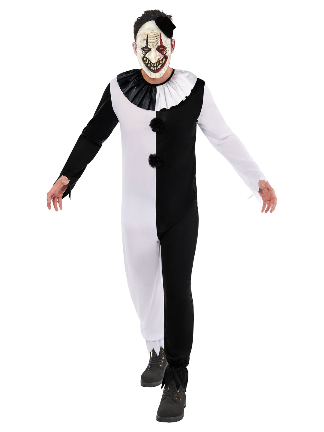 Terror Clown Costume with Mask for Adults