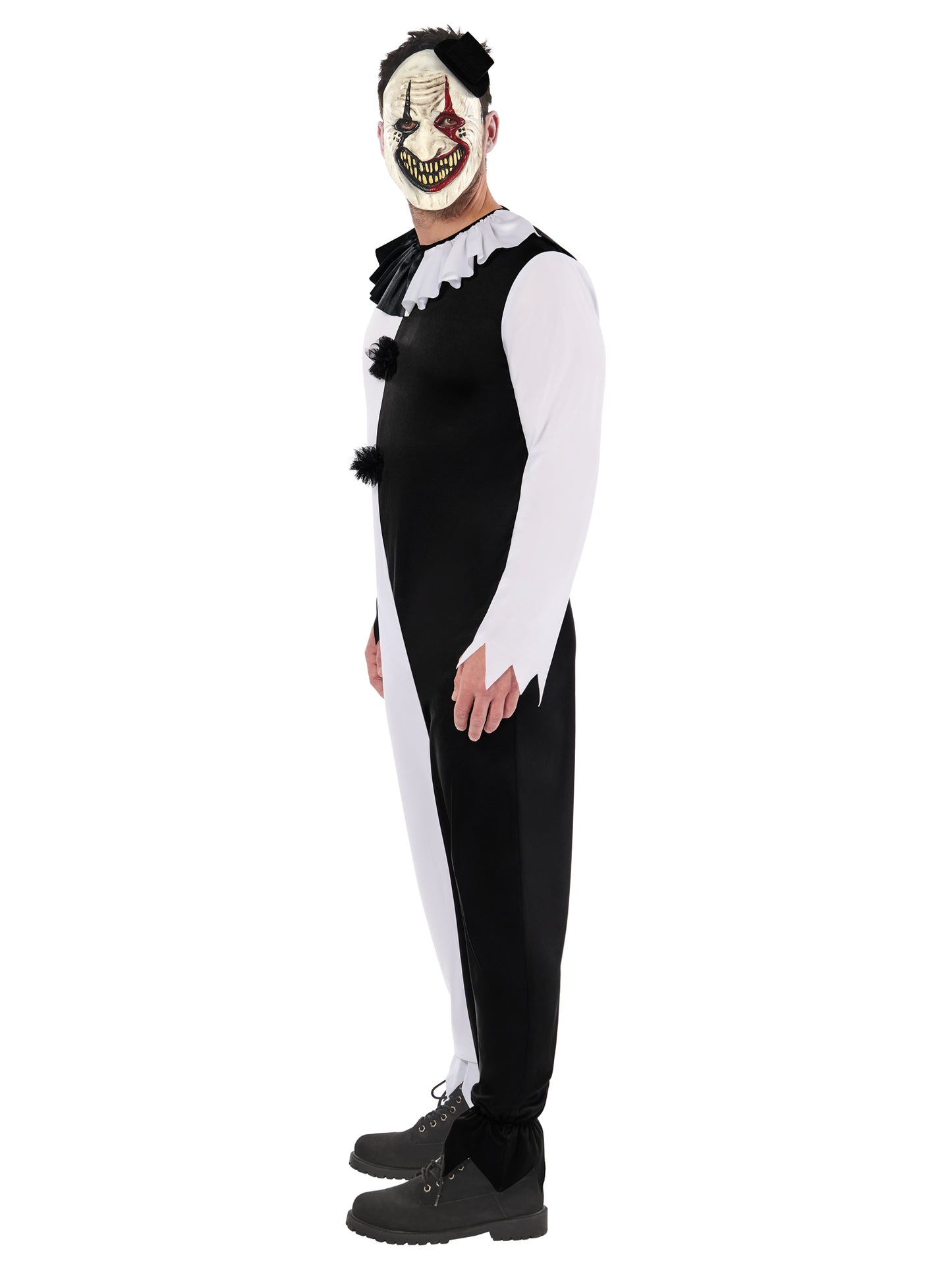 Terror Clown Costume with Mask for Adults 3