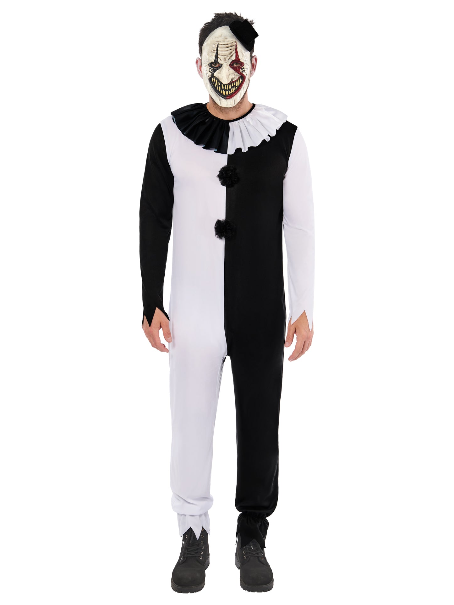 Terror Clown Costume with Mask for Adults 4