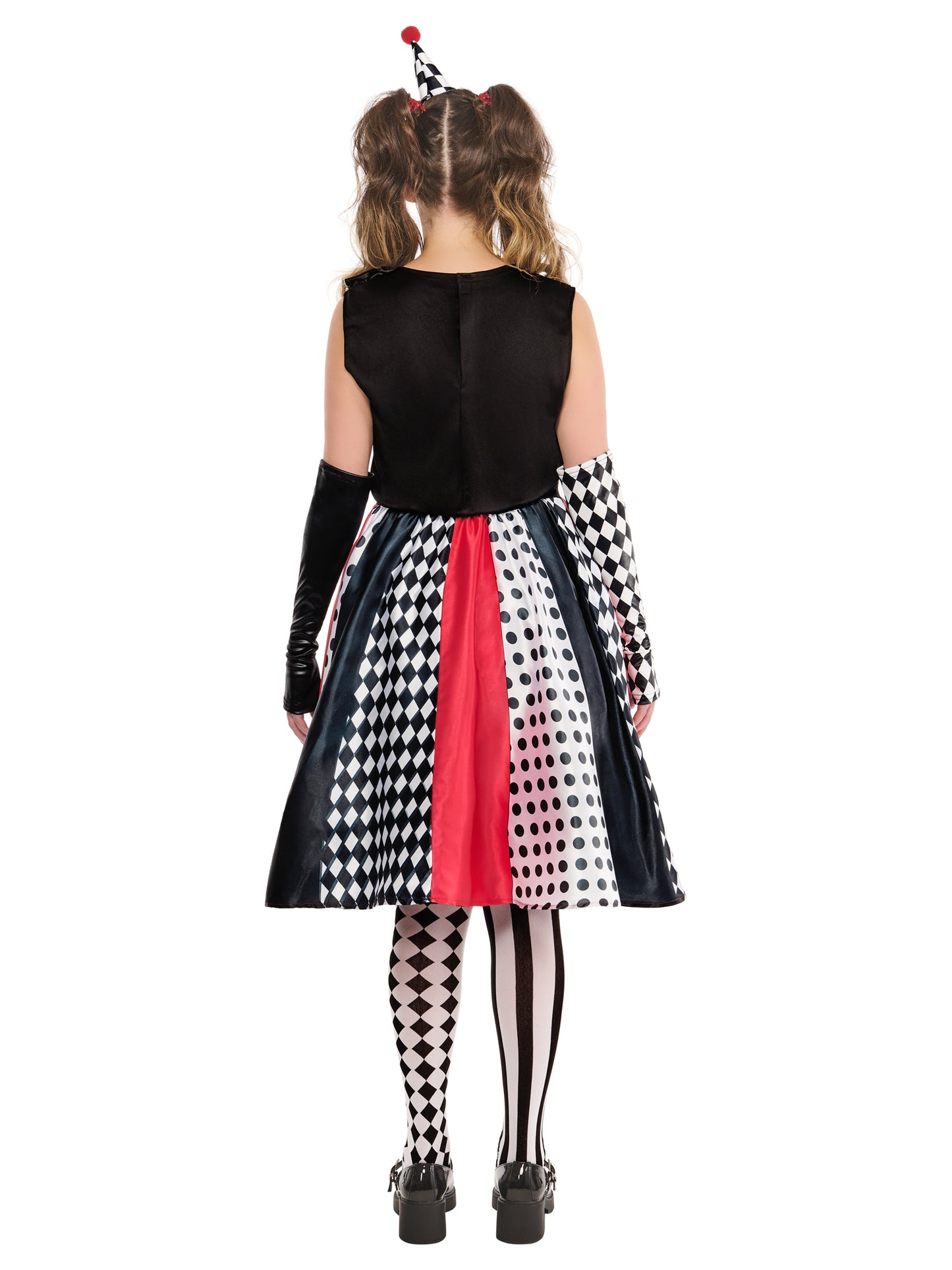 Monochrome Clown Dress for Women 2