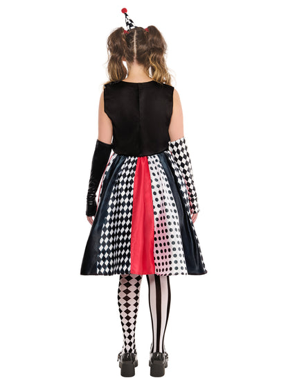 Monochrome Clown Dress for Women 2