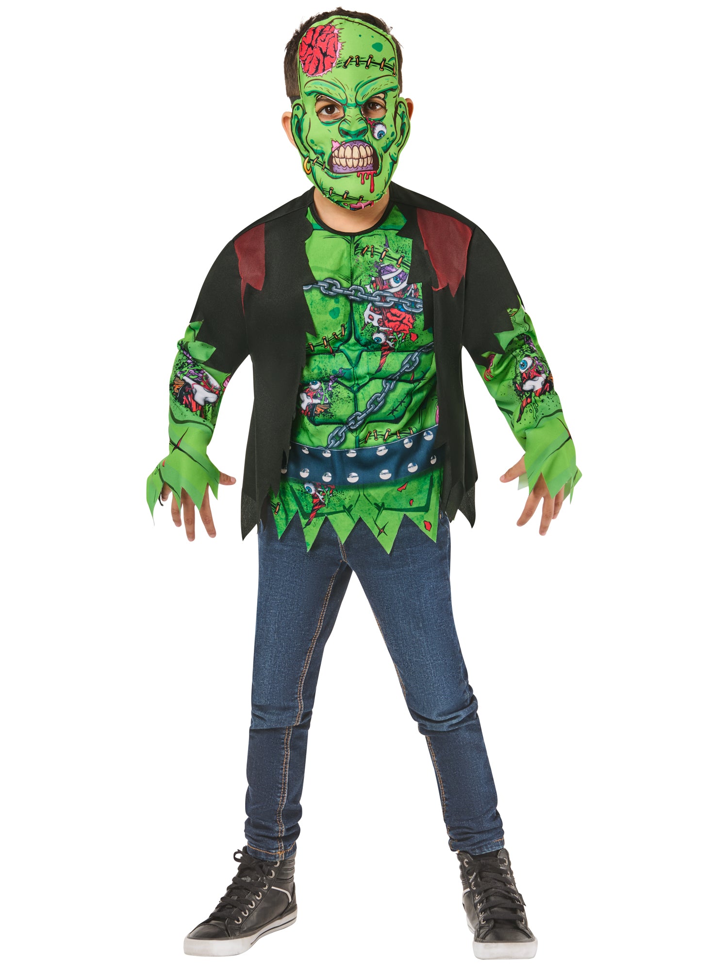 Frankie Costume for Kids Top and Mask 1
