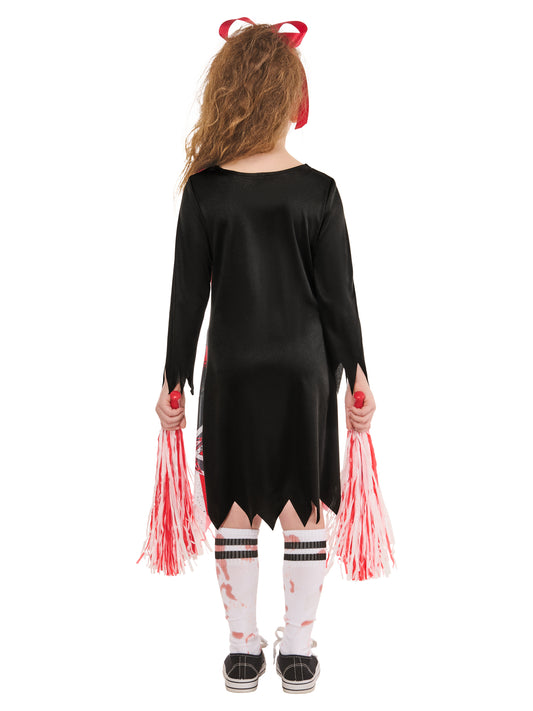 Zombie Cheerleader Costume for Kids 2