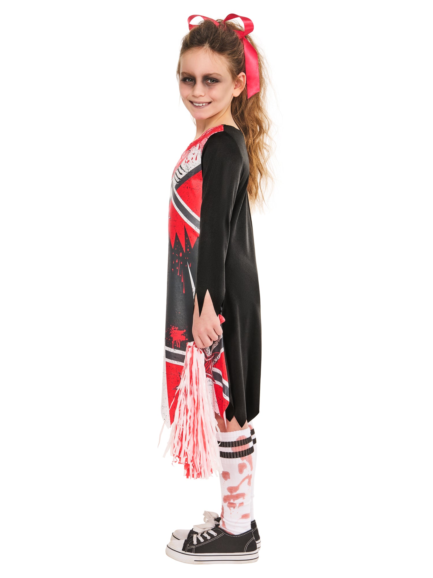 Zombie Cheerleader Costume for Kids 3
