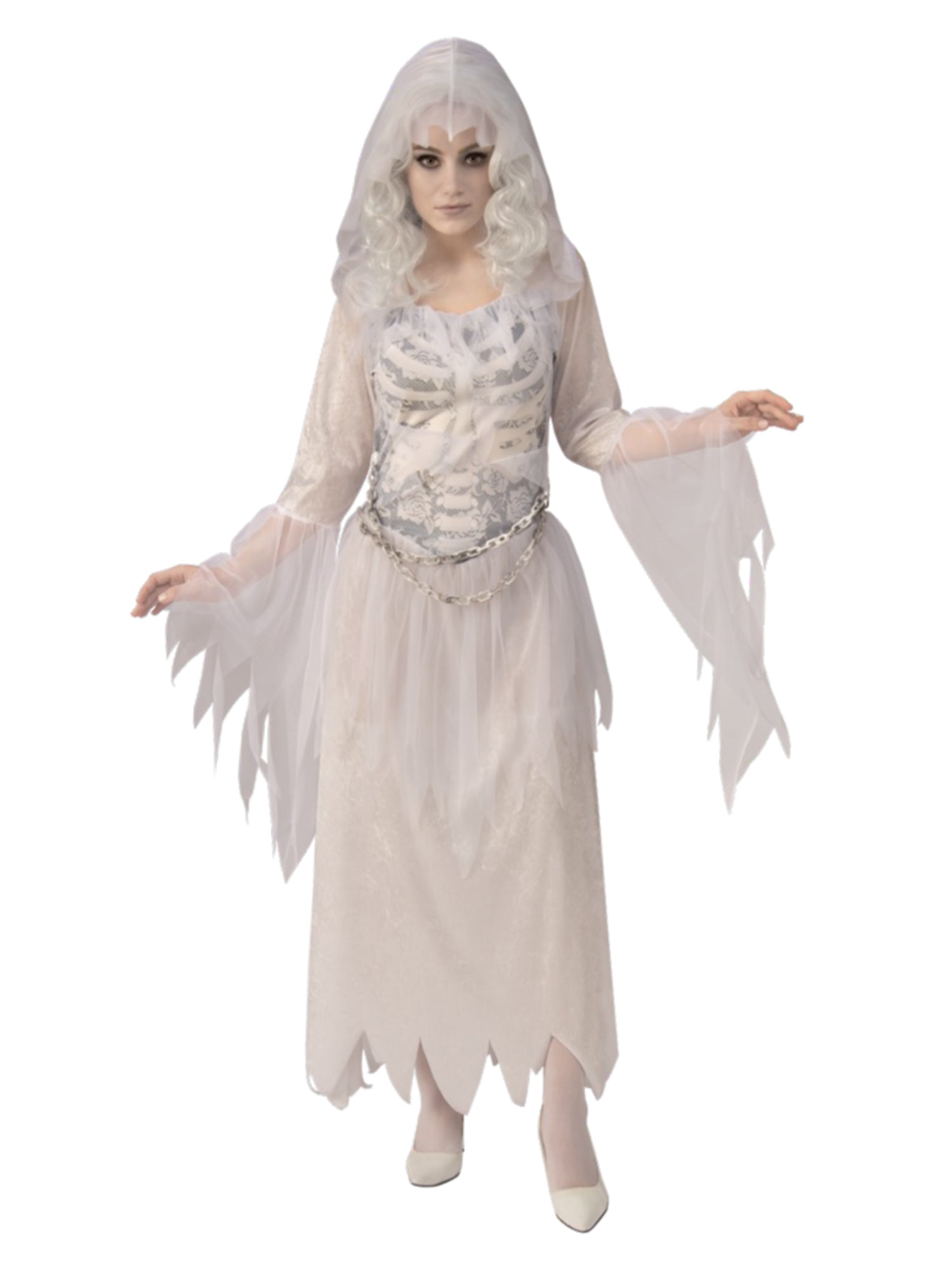 Ghostly Woman Costume Ladies Dress 1