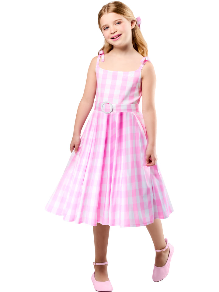 Barbie Perfect Day Cute Costume Dress in Pink from The Barbie Movie for Girls