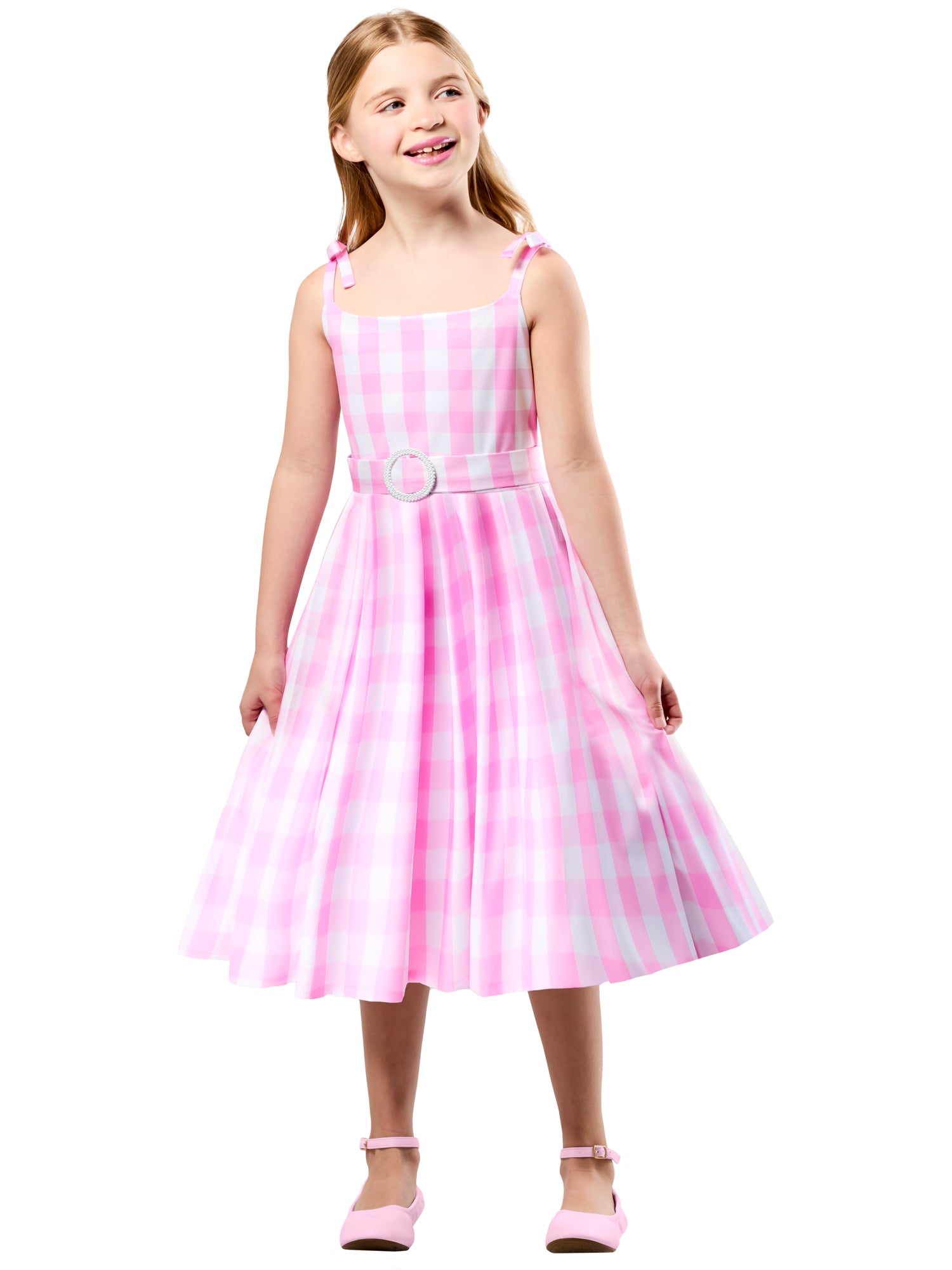 Barbie Perfect Day Cute Costume Dress in Pink from The Barbie Movie for Girls 5