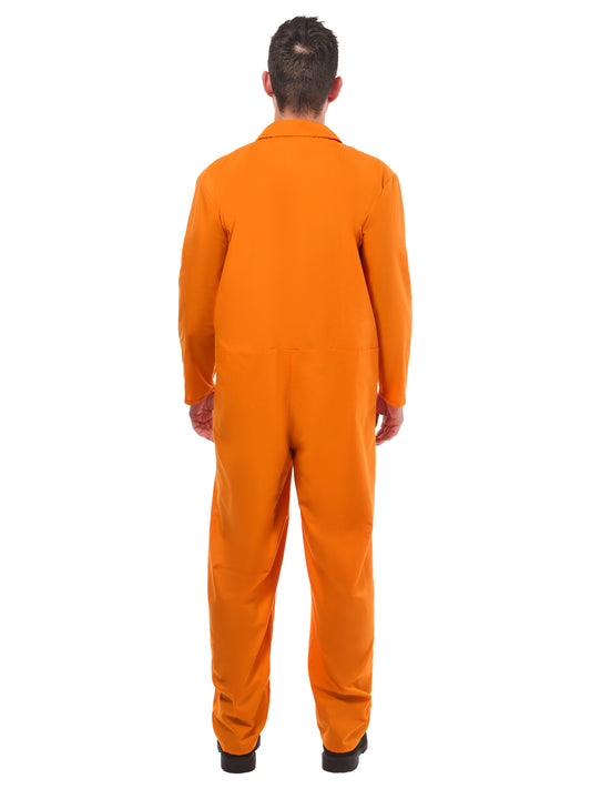 Orange Convict Boiler Suit Costume 2