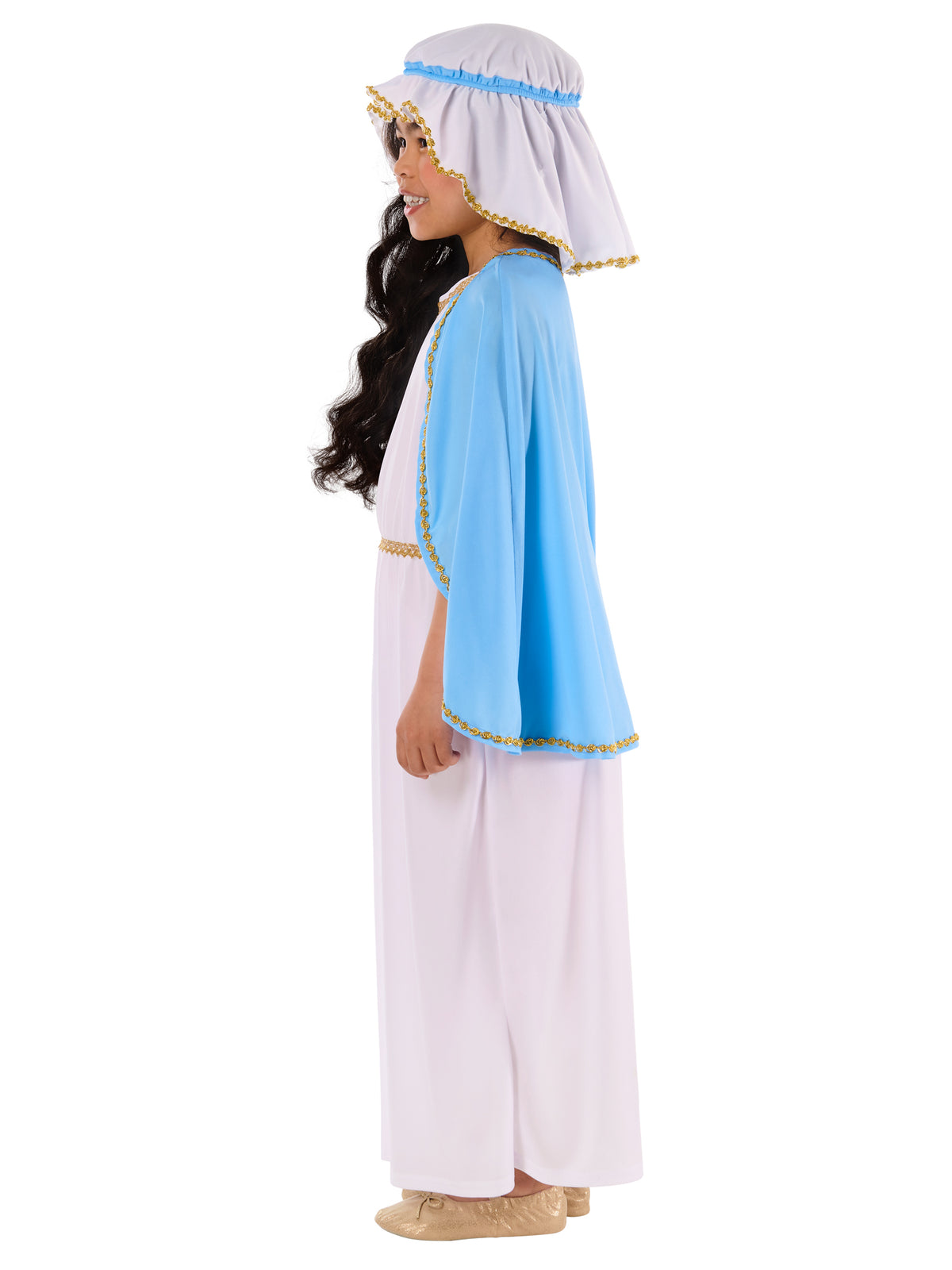 Nativity Mary Dress with Shawl and Headpiece 3