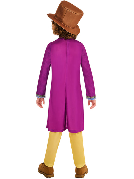 Wonka Child Costume for Kids Coat Top with Waistcoat Trousers and Hat 2
