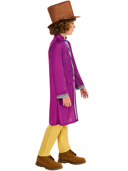 Wonka Child Costume for Kids Coat Top with Waistcoat Trousers and Hat 3