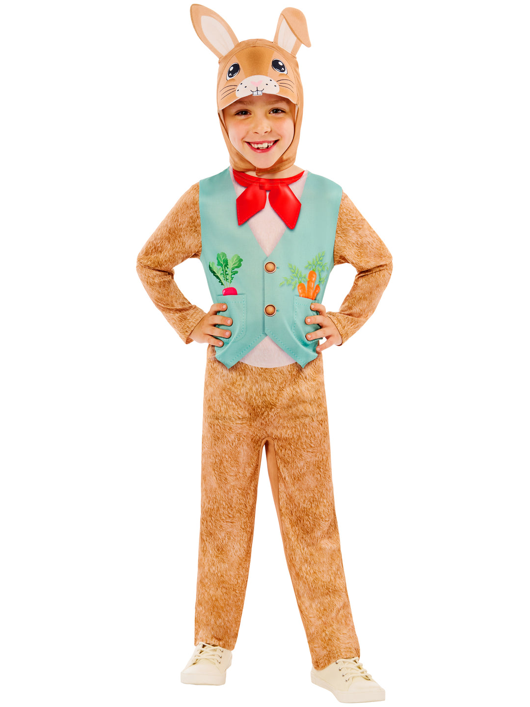 Rabbit Costume for Kids Jumpsuit Headpiece with Ears