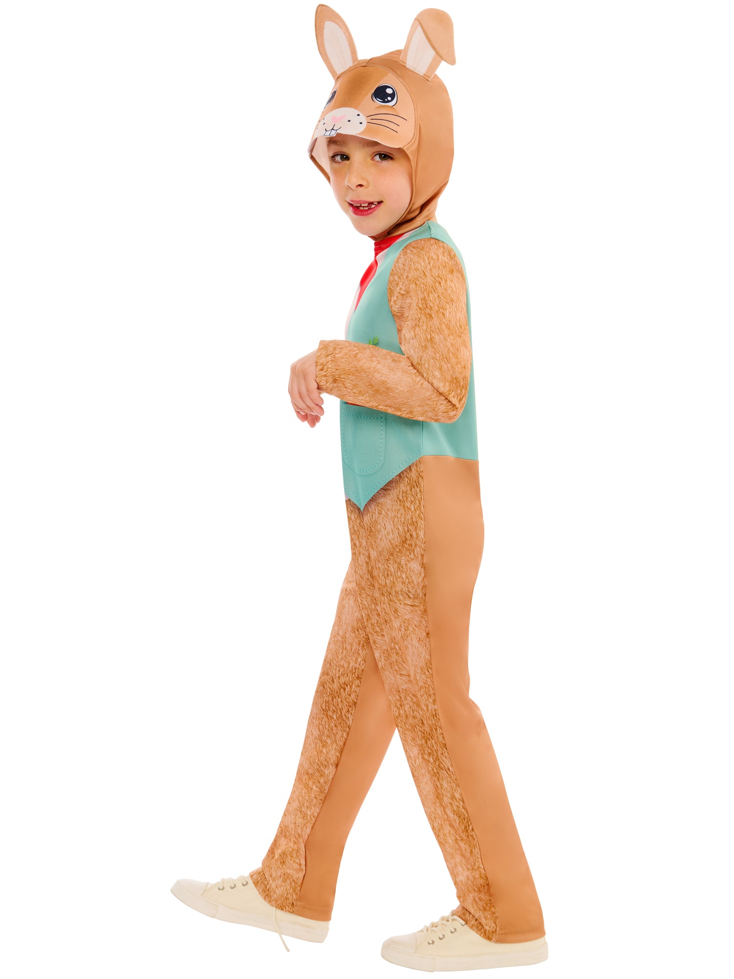 Rabbit Costume for Kids Jumpsuit Headpiece with Ears 4