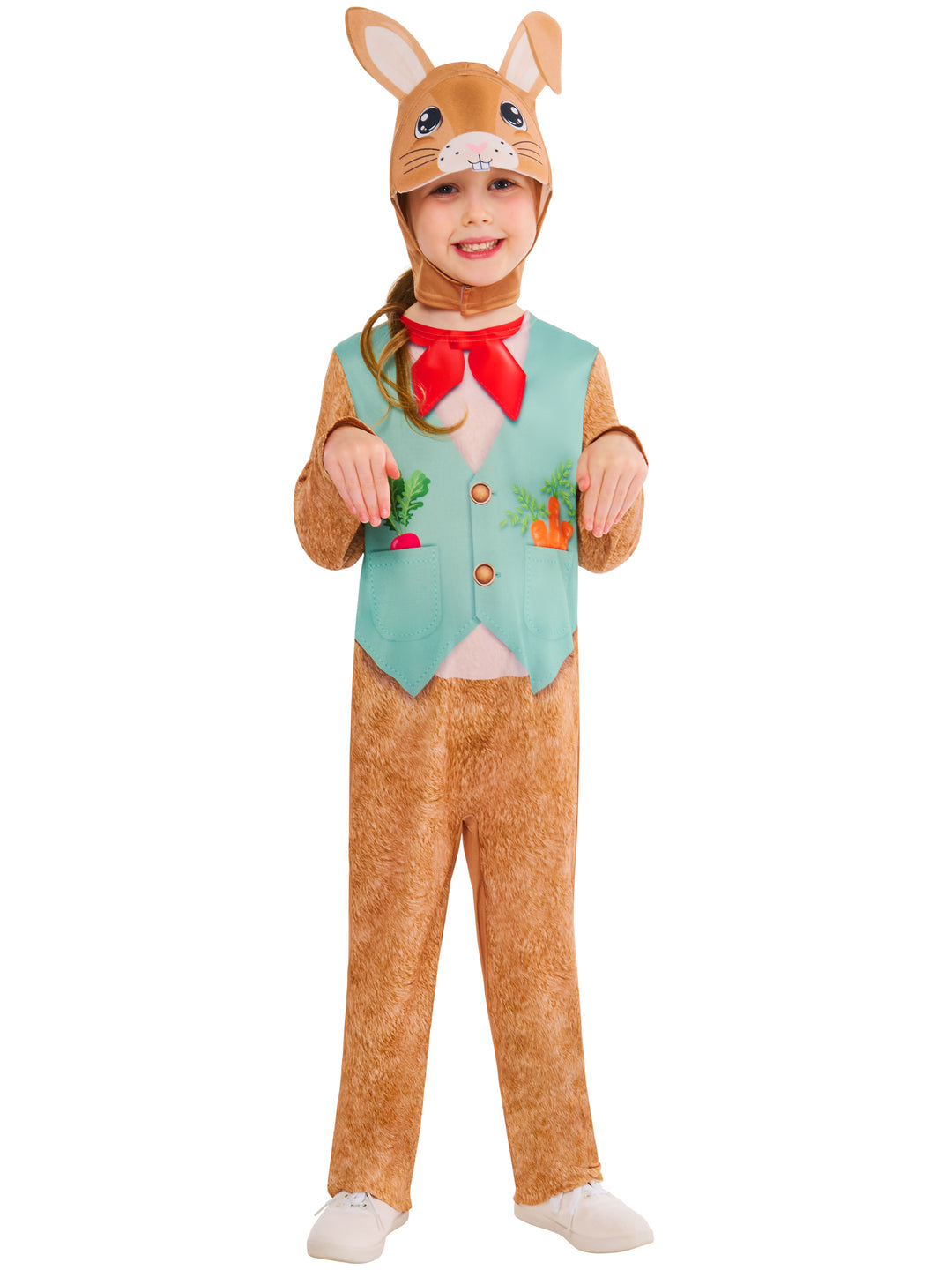 Rabbit Costume for Kids Jumpsuit Headpiece with Ears