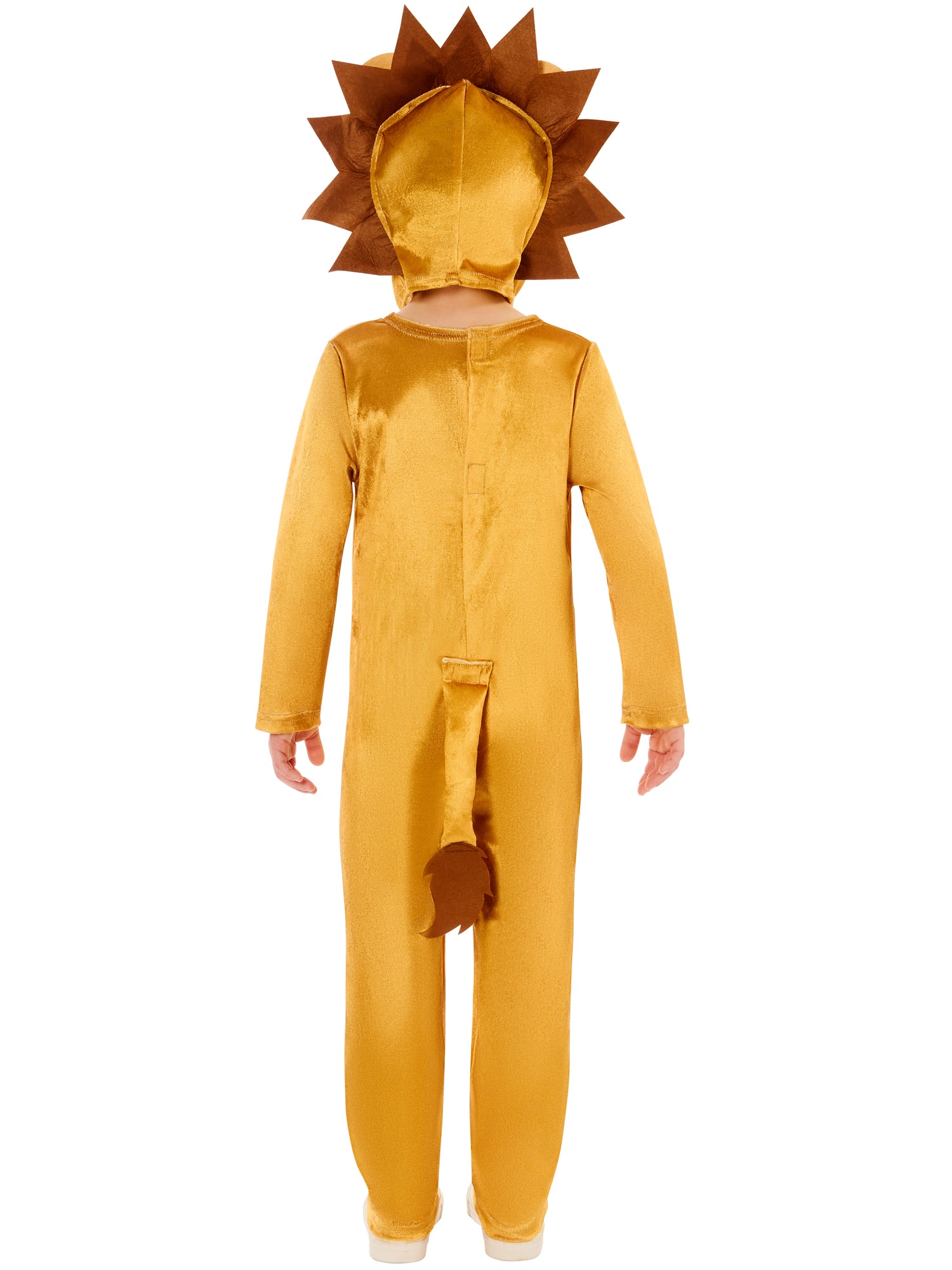 Lion Jumpsuit with Hooded Headpiece and Detachable Tail for Kids 2
