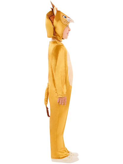 Lion Jumpsuit with Hooded Headpiece and Detachable Tail for Kids 3