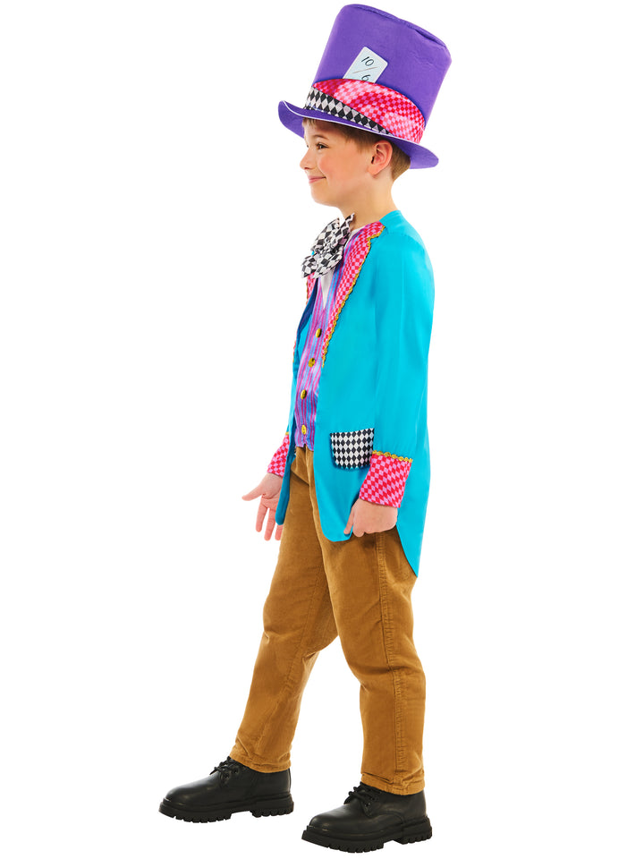 Eccentric Mad Hatter Costume for Boys