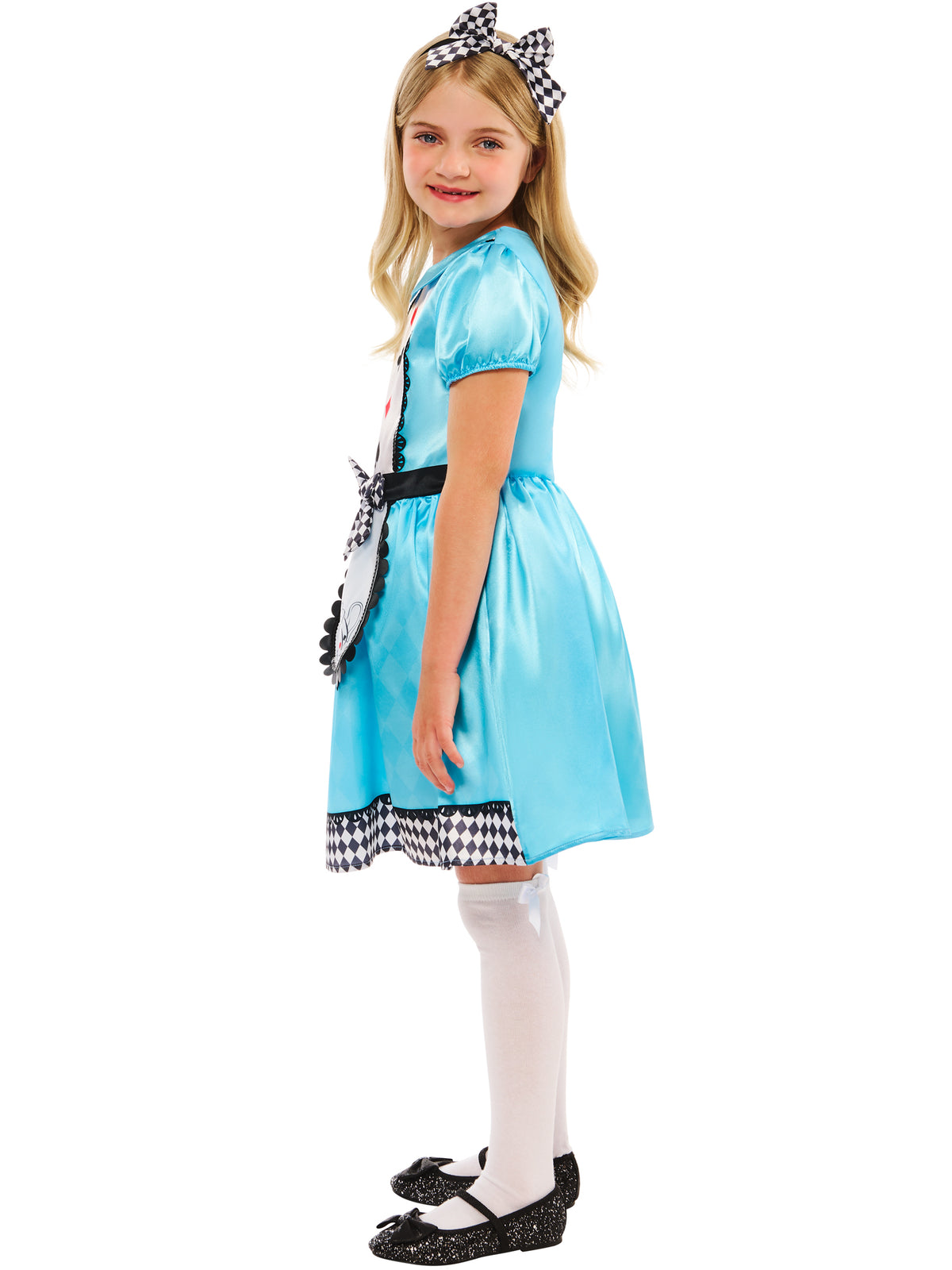 Alice in Wonderland Costume Blue Dress for Girls 4