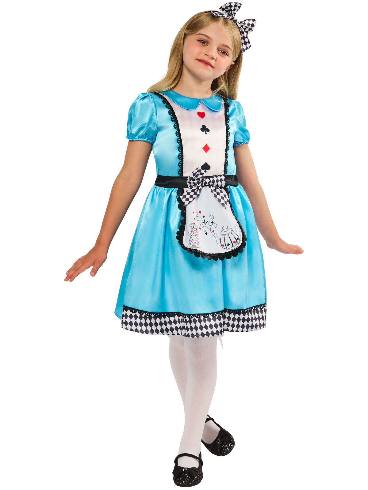 Alice in Wonderland Costume Blue Dress for Girls 5