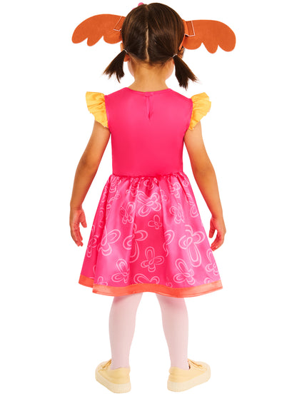 Sula Child Costume Bing Pink Dress and Headband with Ears 2