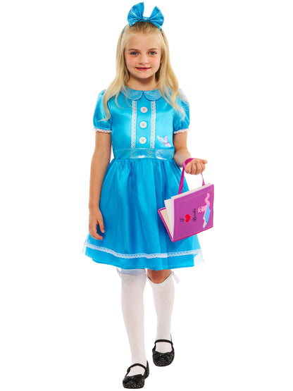 Tilda the Bookworm Costume Blue Dress for Girls 5