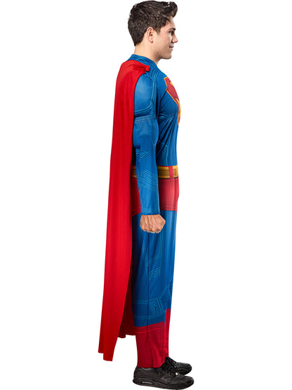 Superman Mens Costume Deluxe Jumpsuit Cape Superhero 3