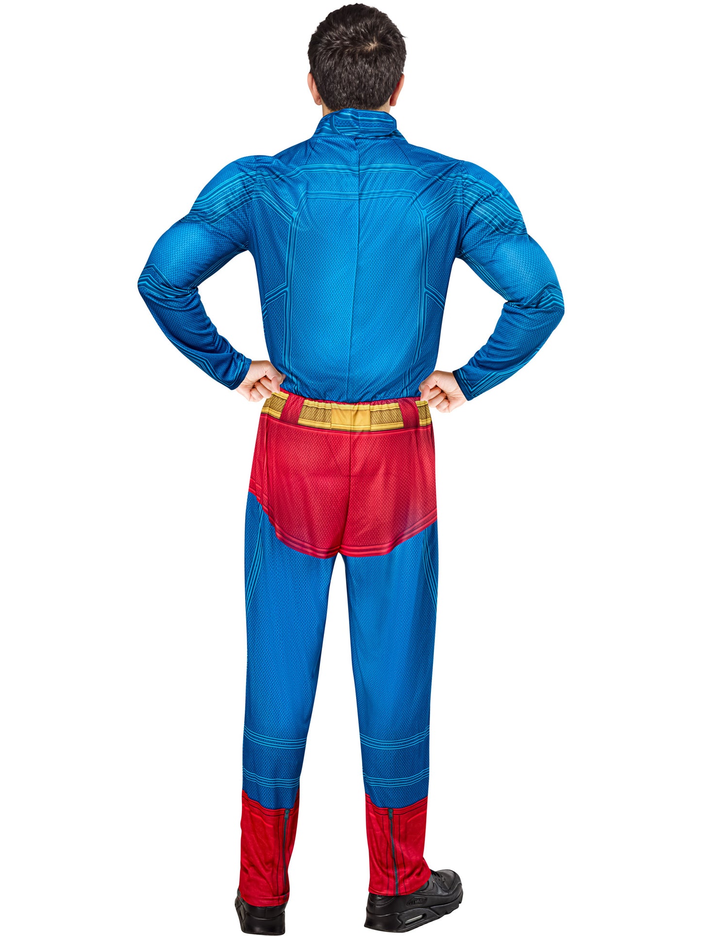 Superman Mens Costume Deluxe Jumpsuit Cape Superhero 5