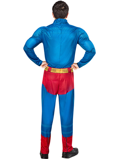 Superman Mens Costume Deluxe Jumpsuit Cape Superhero 5