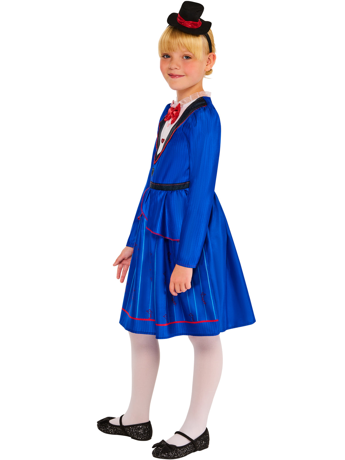 Magical Nanny Mary Poppins Dress Costume for Girls 4